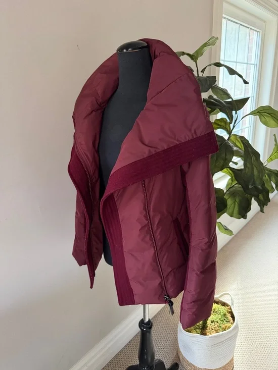 MACKAGE DOWN COAT JACKET IN MERLOT - Picture 3 of 16